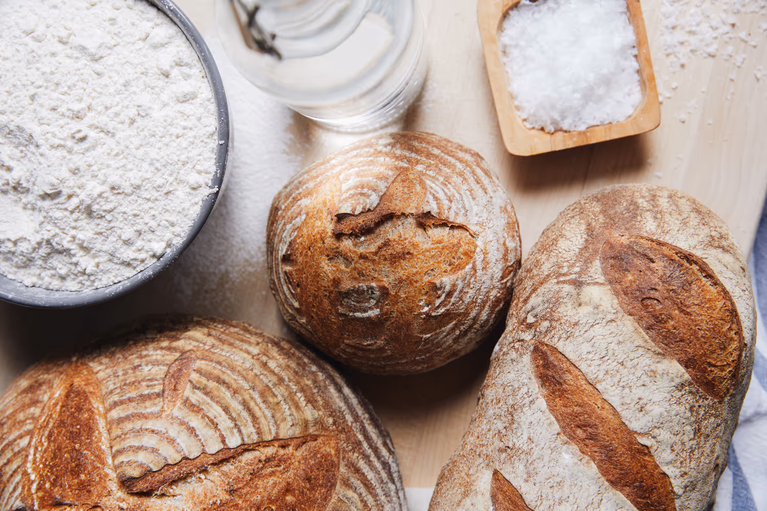 Sourdough loaves at the Sourdough Bread Festival